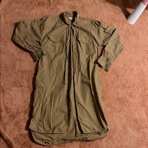 Gap Women’s Olive Green Long Military-Style Dress